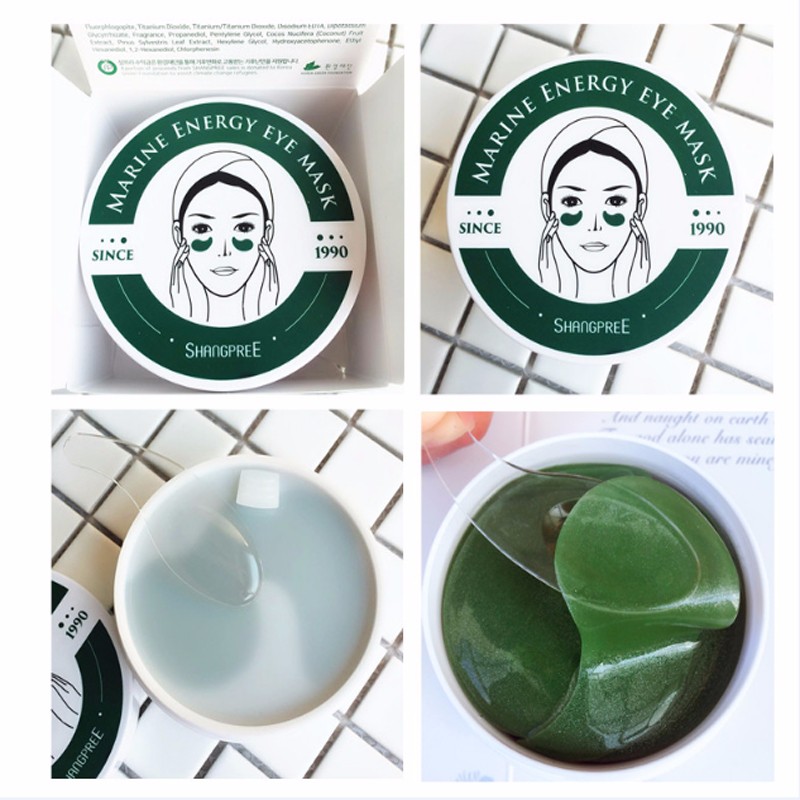 赶走鱼尾纹韩国香蒲丽shangpree绿公主眼膜60贴版本随机